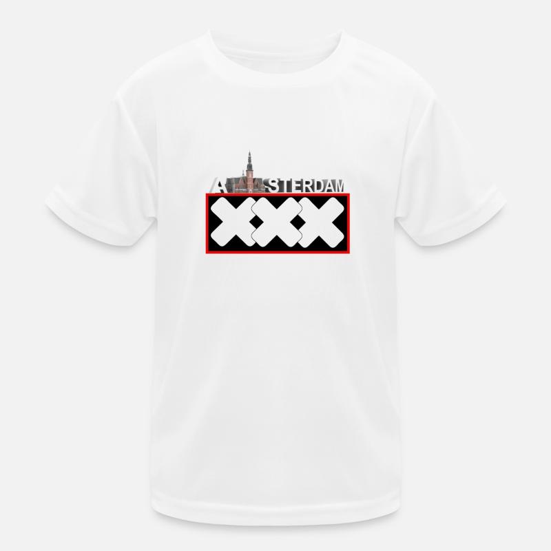 Amsterdam Kinder Funktions-T-Shirt