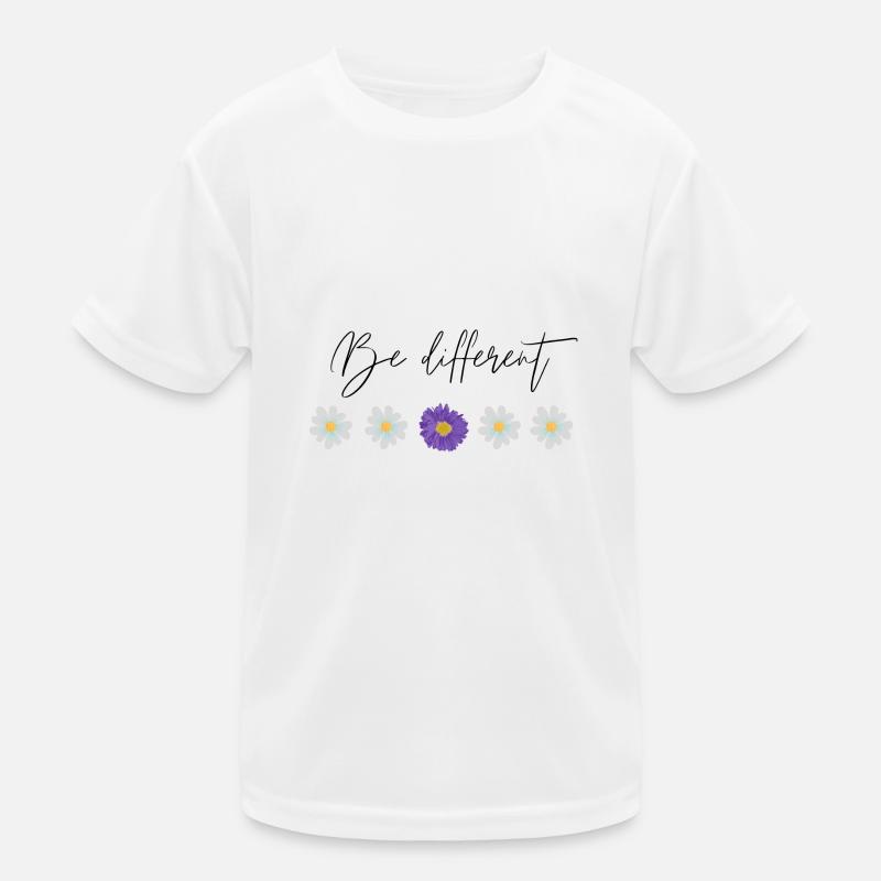 Be different Kinder Funktions-T-Shirt