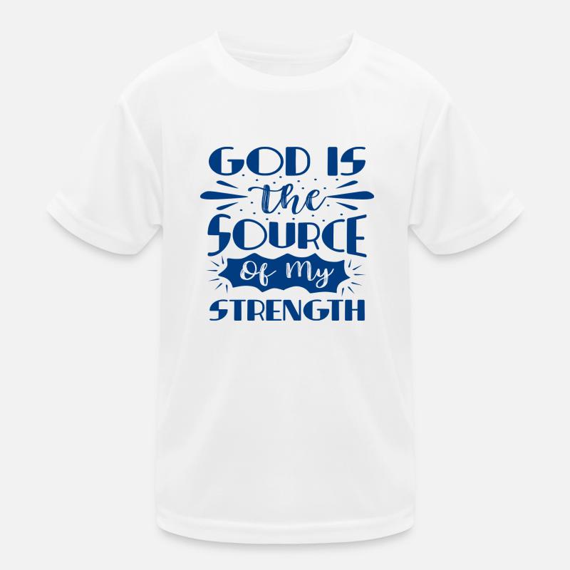 Gott ist der Kinder Funktions-T-Shirt