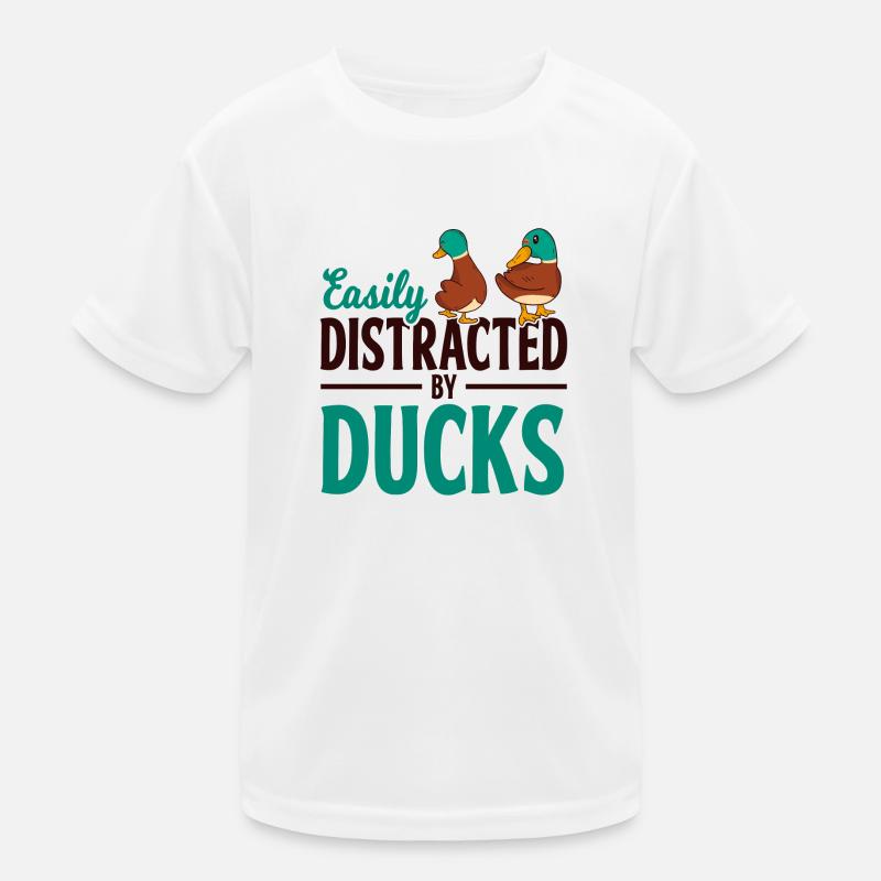 Duck Duck Gift - Kids Functional T-Shirt - white