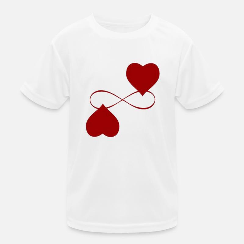 two infinite heart Kids Functional T-Shirt