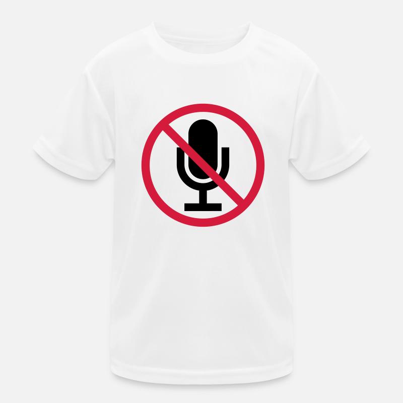 Shield Mute Microphone Kids Functional T-Shirt