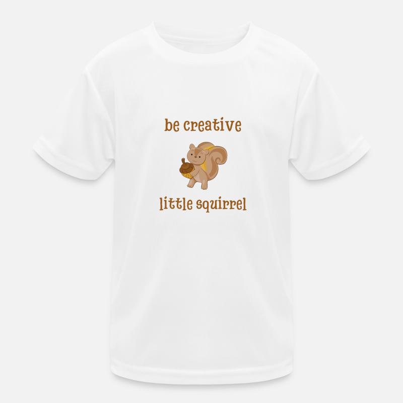 Fairy godmother blessing creative little squirrel Kids Functional T-Shirt