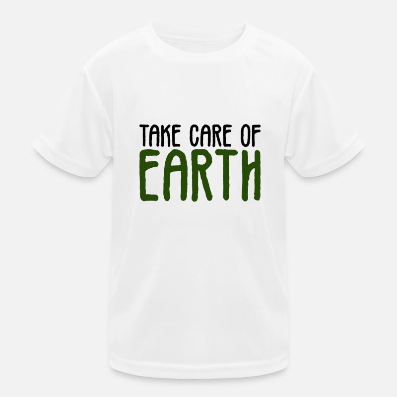 prends soin de la Terre T-shirt sport Enfant