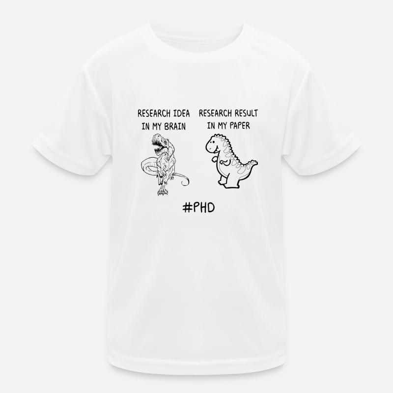 Research phd Student Gift Kids Functional T-Shirt