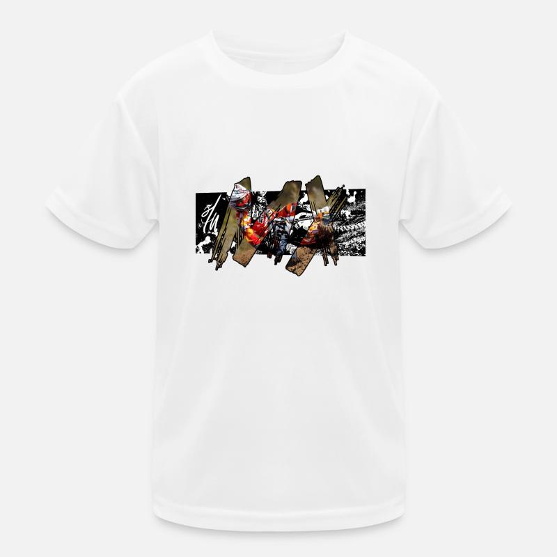 MX Motocross Kinder Funktions-T-Shirt