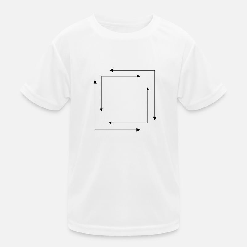 Black frame of arrows Your text Kids Functional T-Shirt