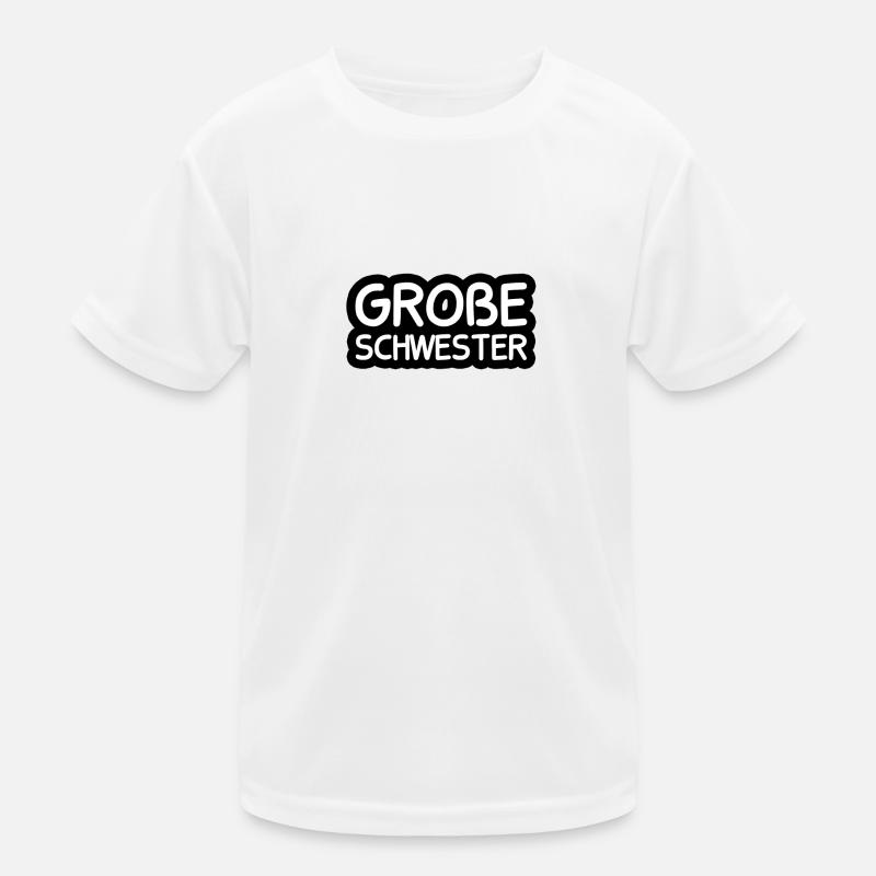 Große Schwester Kinder Funktions-T-Shirt