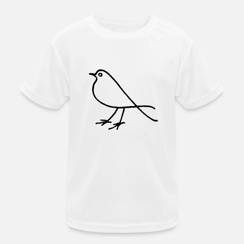Nur ein Vogel Kinder Funktions-T-Shirt