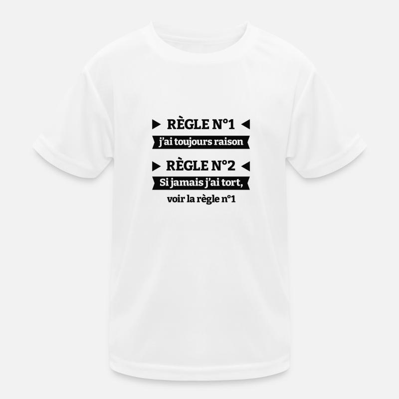 J'AI TOUJOURS RAISON T-shirt sport Enfant
