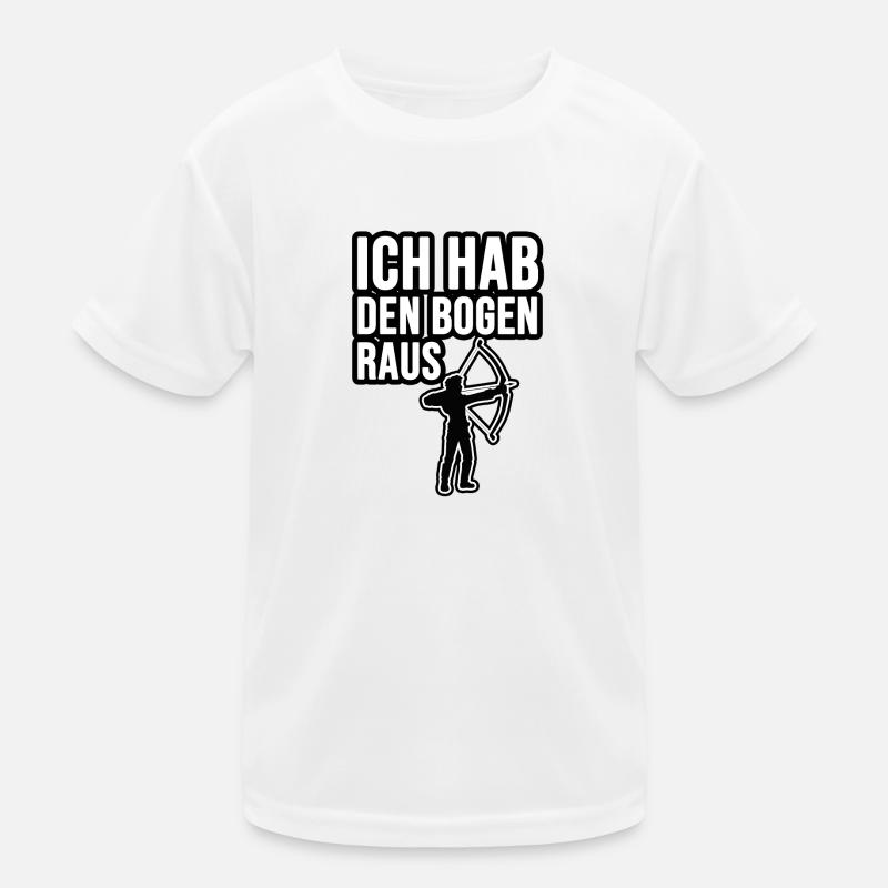 Ich hab den Bogen raus! Kinder Funktions-T-Shirt