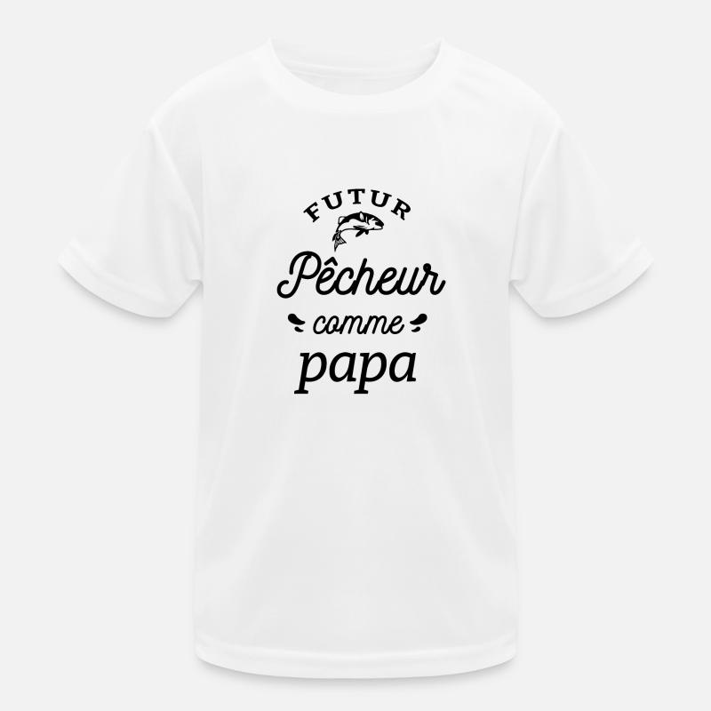 FUTUR PÊCHEUR COMME PAPA T-shirt sport Enfant