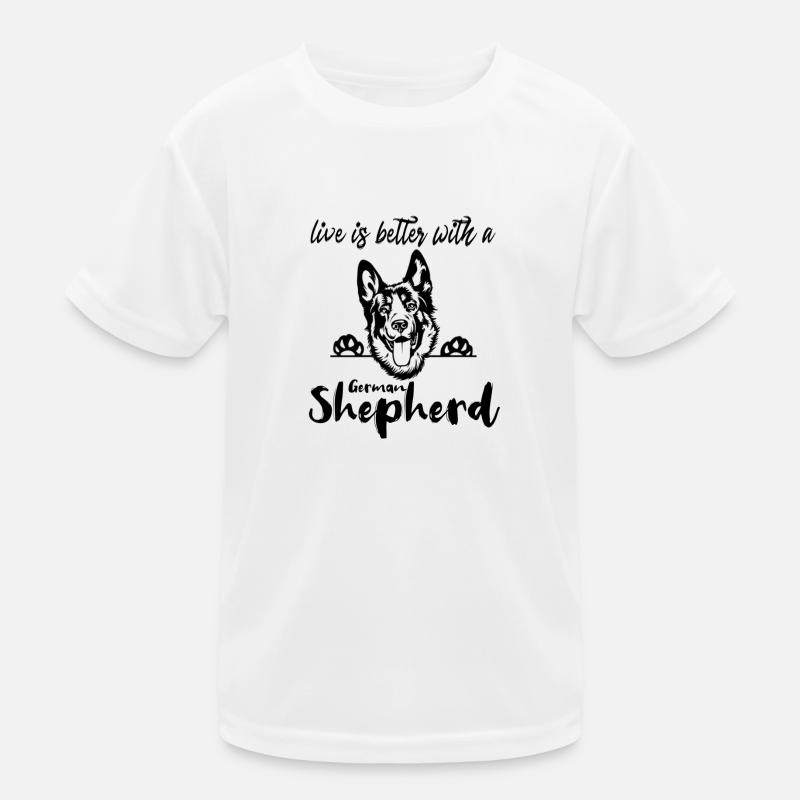 Pastore tedesco Maglietta sportiva per bambini