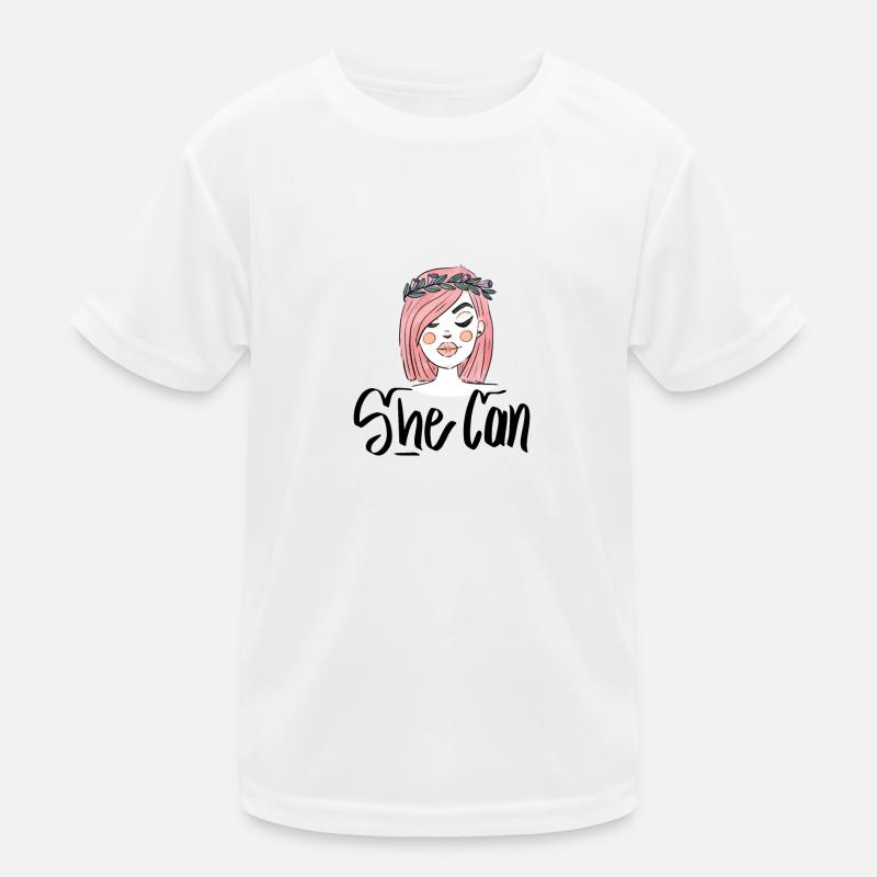 She Can Kids Functional T-Shirt