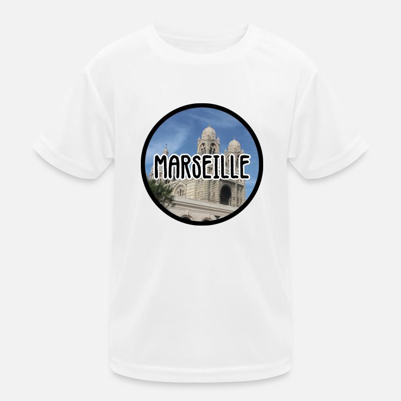 Marseille La Major Kinder Funktions-T-Shirt