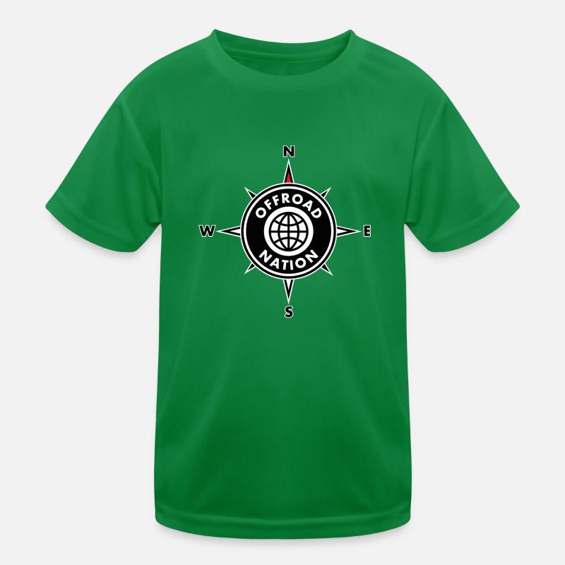 Offroad Compass Nation Kids Functional T-Shirt