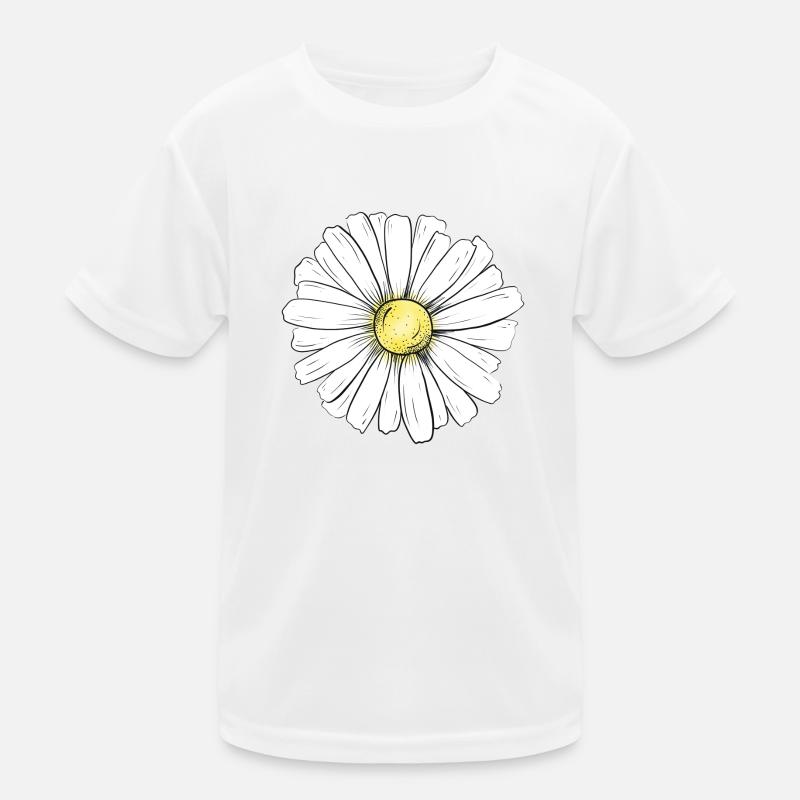 Minimalistisches Gänseblümchen Kinder Funktions-T-Shirt