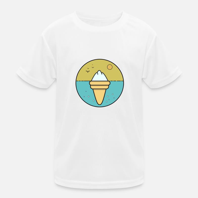 Eiscreme, Eiskrem Kinder Funktions-T-Shirt