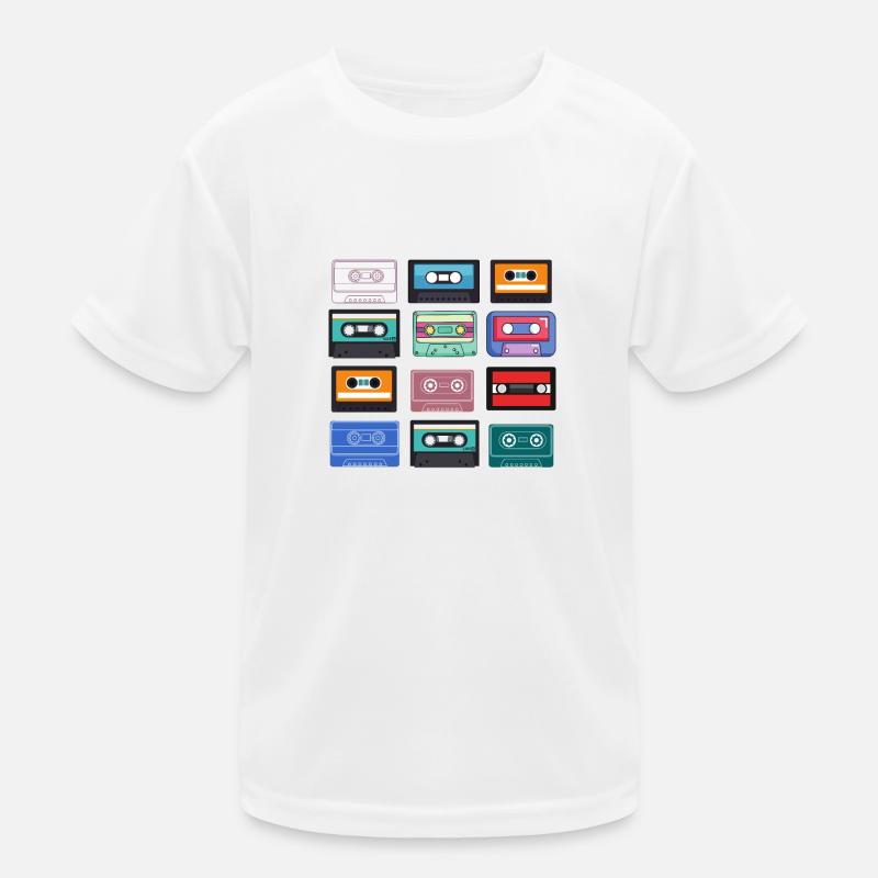 Cassettes Kids Functional T-Shirt
