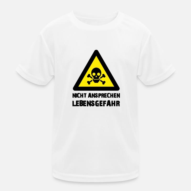 Nicht Ansprechen Kinder Funktions-T-Shirt