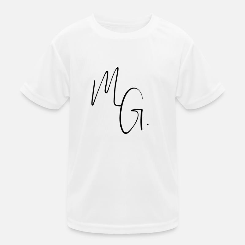 Initialen M.G Kinder Funktions-T-Shirt