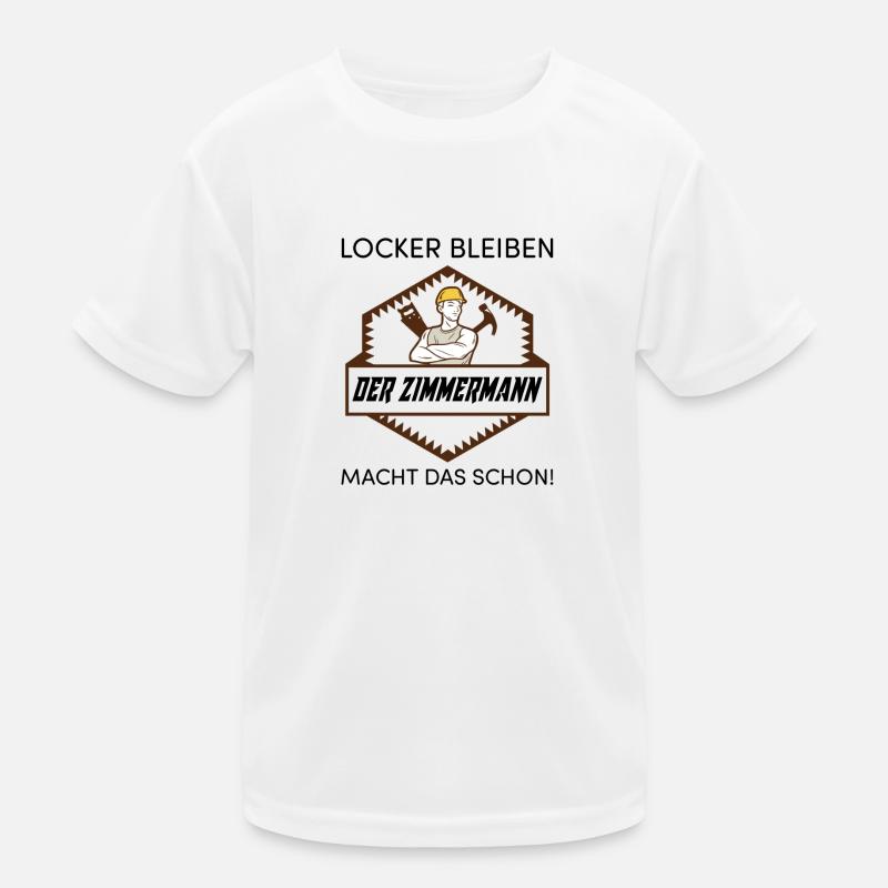 Zimmermann geschenk Kinder Funktions-T-Shirt