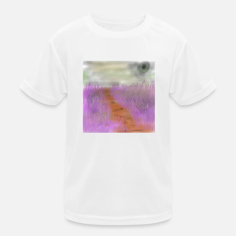 Grass Wiese Kinder Funktions-T-Shirt