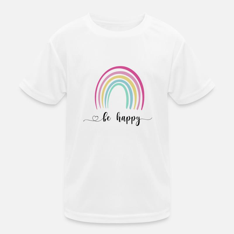 Soyez heureux arc-en-ciel T-shirt sport Enfant
