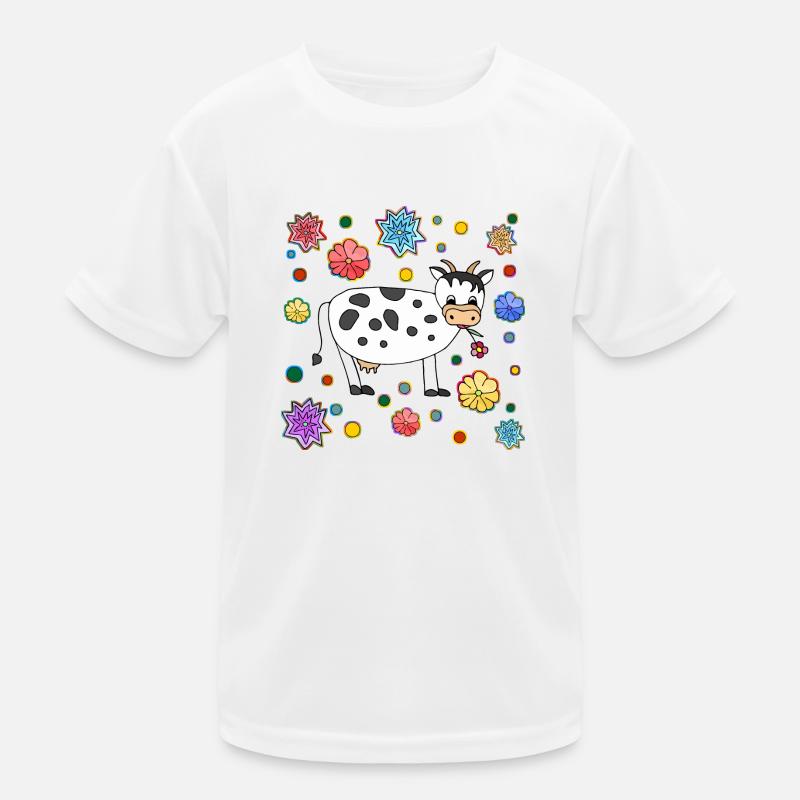 Cow Kids Functional T-Shirt