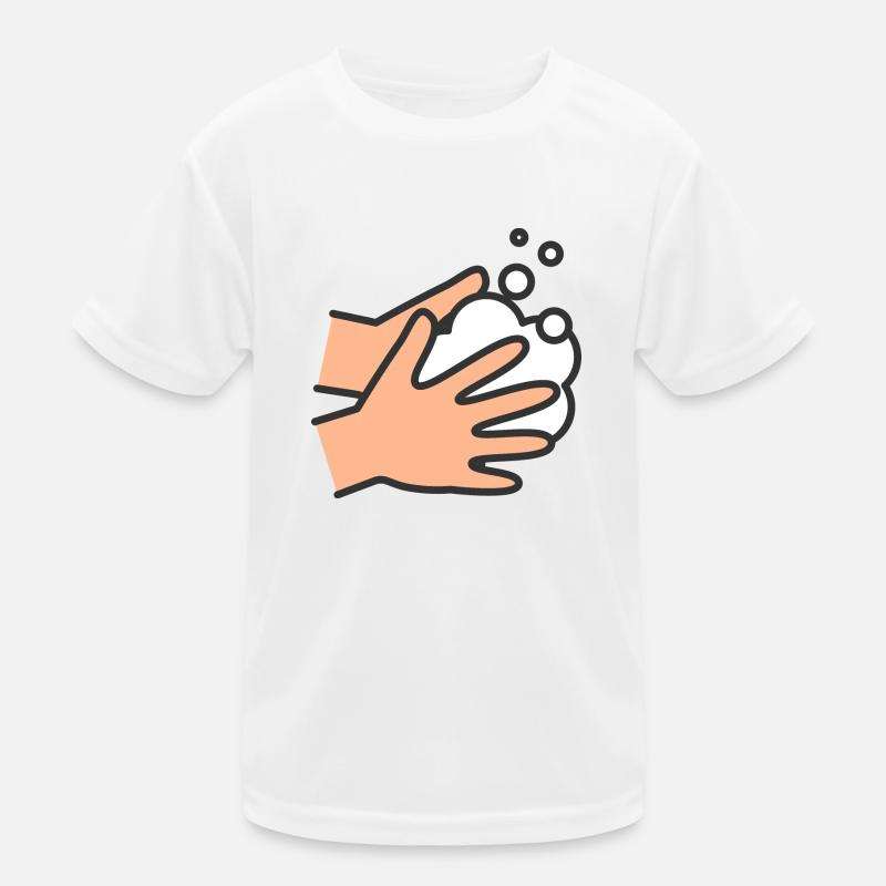 Wash hands Icon Kids Functional T-Shirt