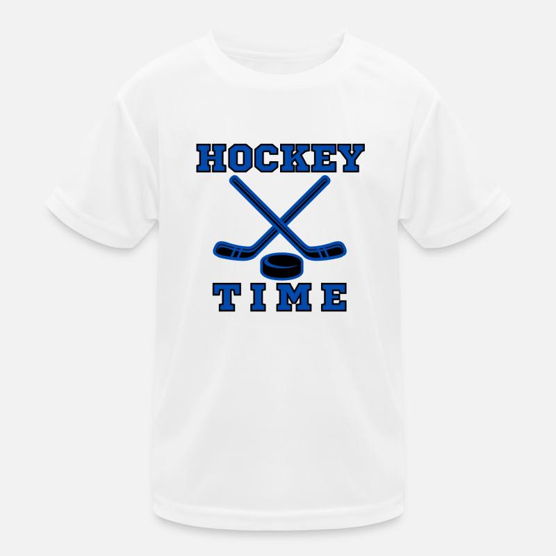 Hockey Time Originelle Geschenkidee Kinder Funktions-T-Shirt