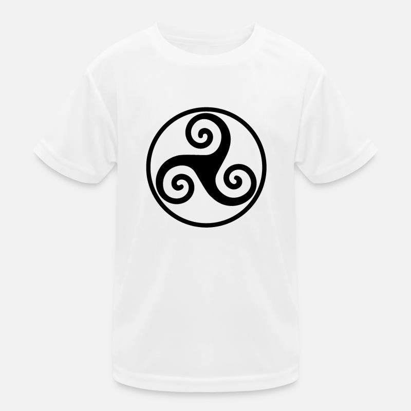 Triskele Celte cercle T-shirt sport Enfant