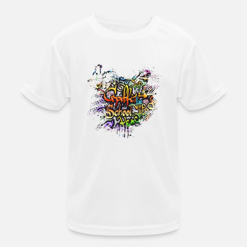 Graffitti Kinder Funktions-T-Shirt