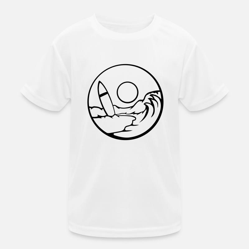 Plage Surfboard Wave T-shirt sport Enfant