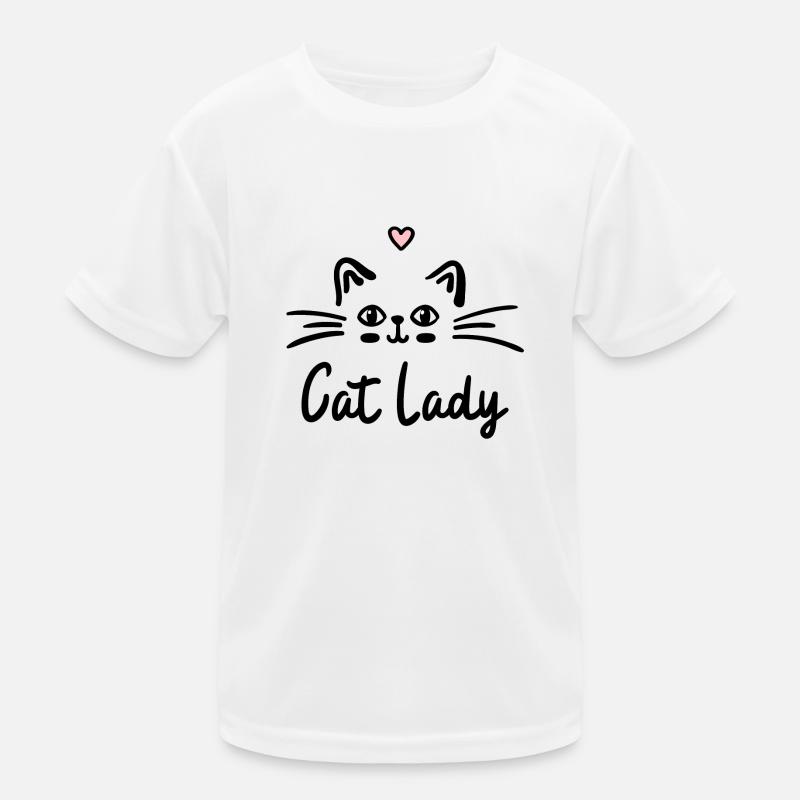 cat lady Kids Functional T-Shirt