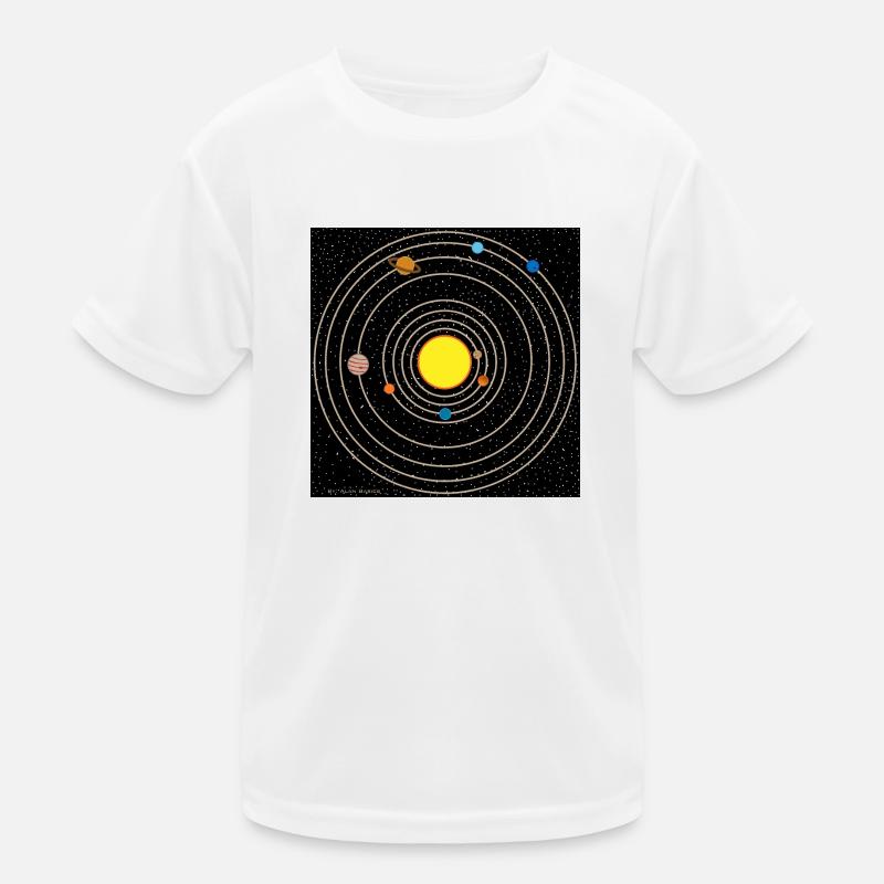Sonnensystem Kinder Funktions-T-Shirt
