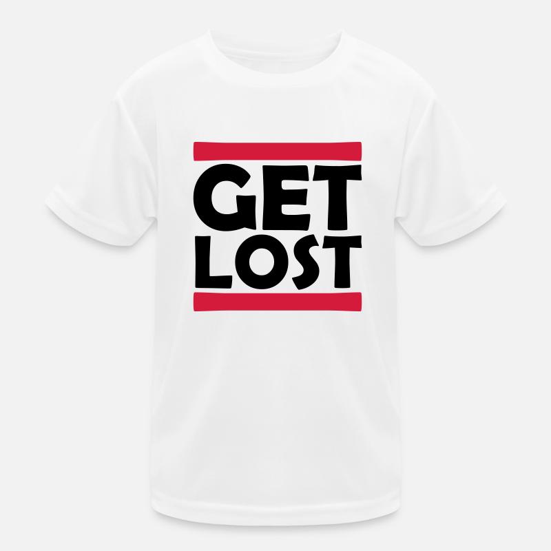 Strip Get Lost Kids Functional T-Shirt