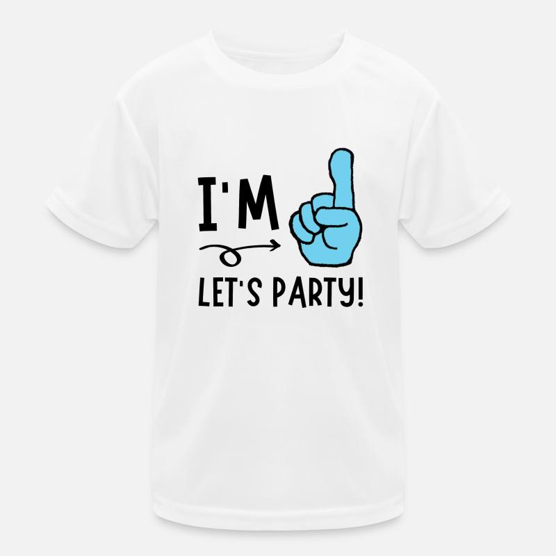 Ich bin einer, lass uns feiern Kinder Funktions-T-Shirt