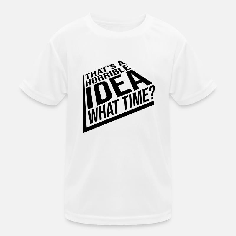 C’est une idée horrible T-shirt sport Enfant