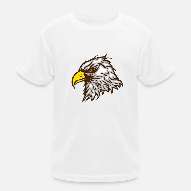 Cool bald eagle eagle colored Kids Functional T-Shirt