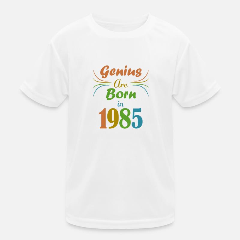 genius born 1985 Kids Functional T-Shirt