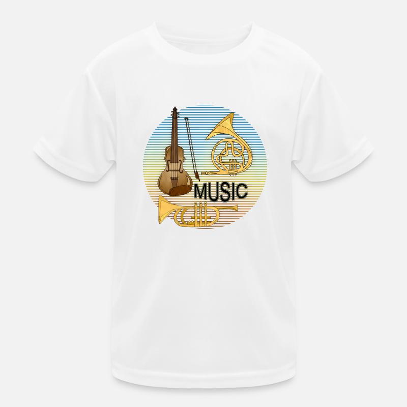 Musical instruments Kids Functional T-Shirt