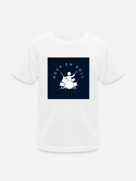 Klara - Kinder Funktions-T-Shirt - Weiß - Vorne