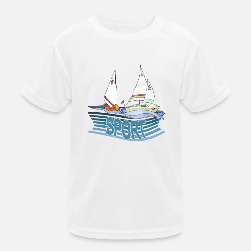 Segelboote Kinder Funktions-T-Shirt