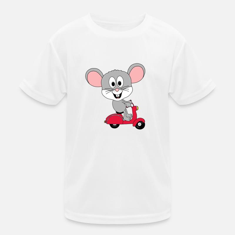 ROLLER - MAUS - TIER - KIND - BABY Kinder Funktions-T-Shirt