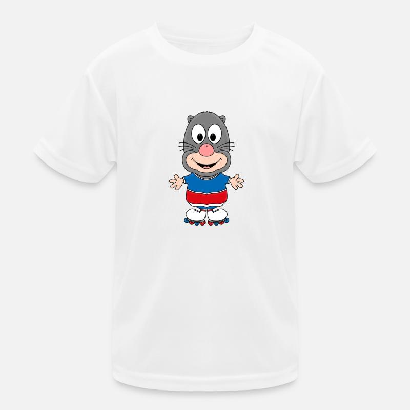 INLINE SKATES - INLINER - MAULWURF - SPORT - TIER Kinder Funktions-T-Shirt