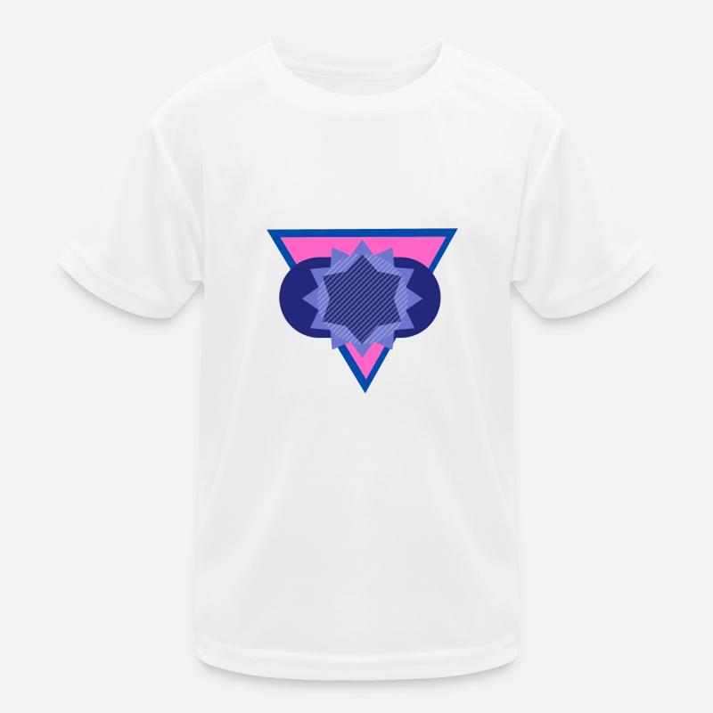 trianglecirclestar Kinder Funktions-T-Shirt