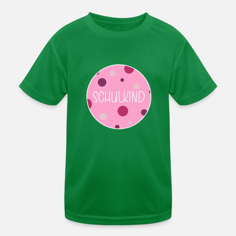 Schulkind - rosa Version Kinder Funktions-T-Shirt