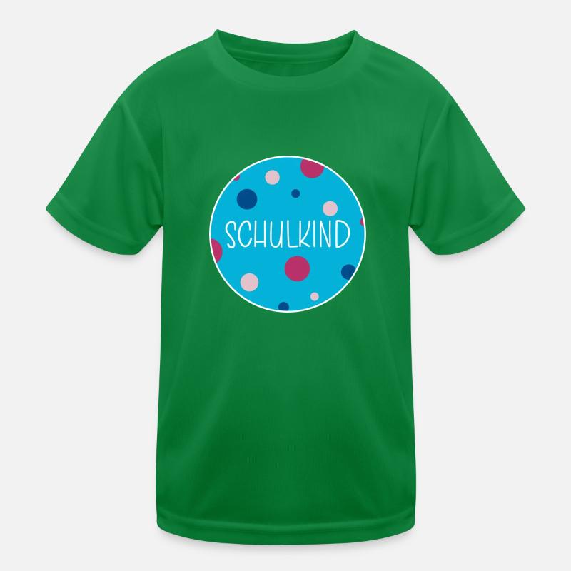 Schulkind - blaue Version Kinder Funktions-T-Shirt