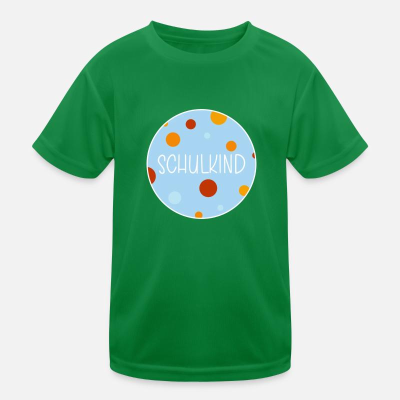 Schulkind - hellblau rote Version Kinder Funktions-T-Shirt